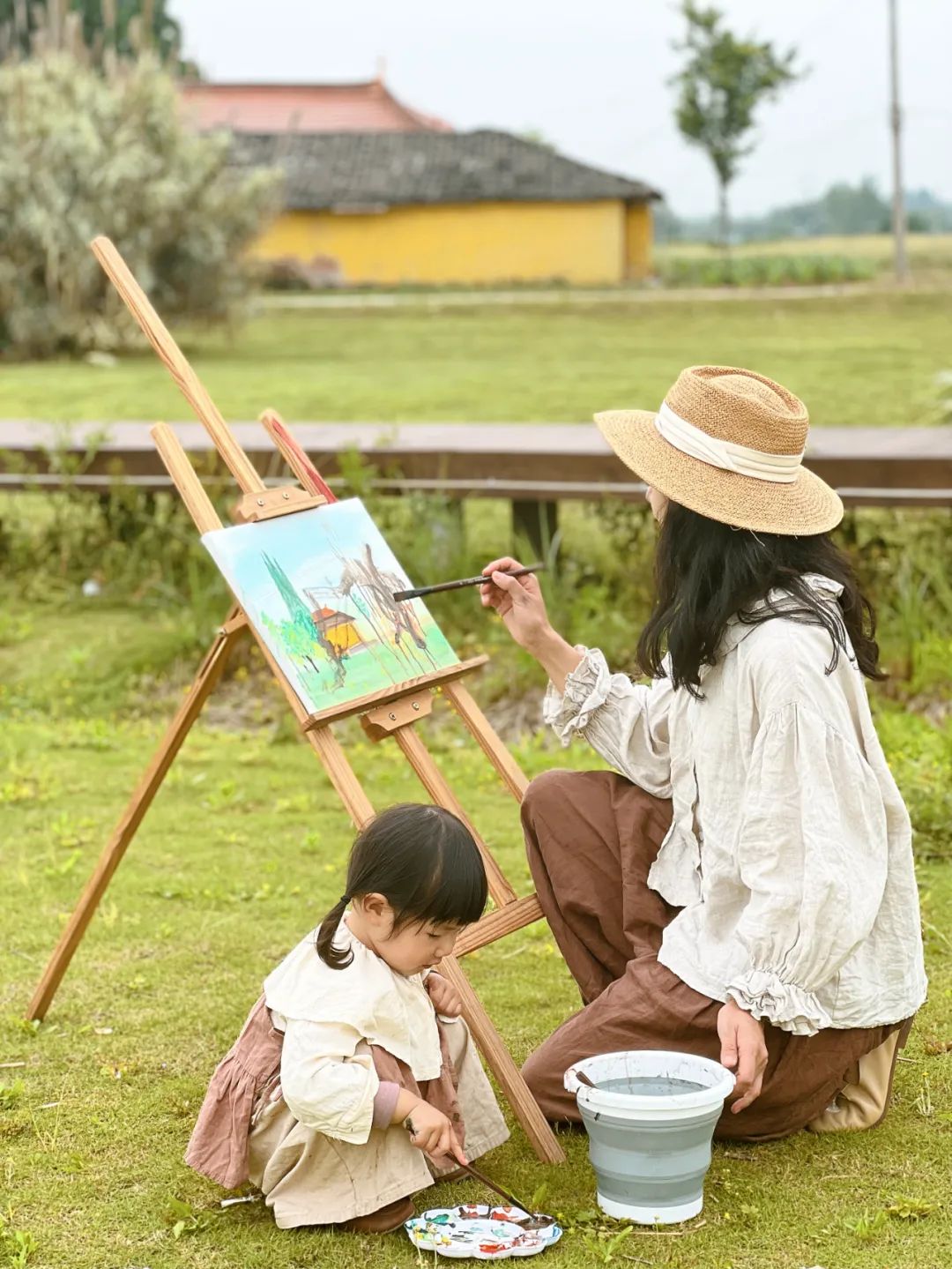 久违的亲子度假，来成都安仁古镇乡野躺平遛娃！