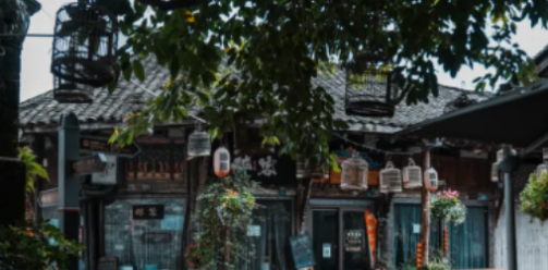 安仁古镇的街头巷尾