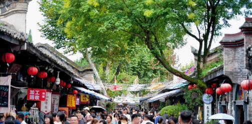 安仁古镇“火”进全省前三！大邑中秋假期好闹热